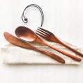 Japanese Style Wooden Cutlery Set - Zero Waste Plastic Free Utensils Set - Sustainable Kitchen-3