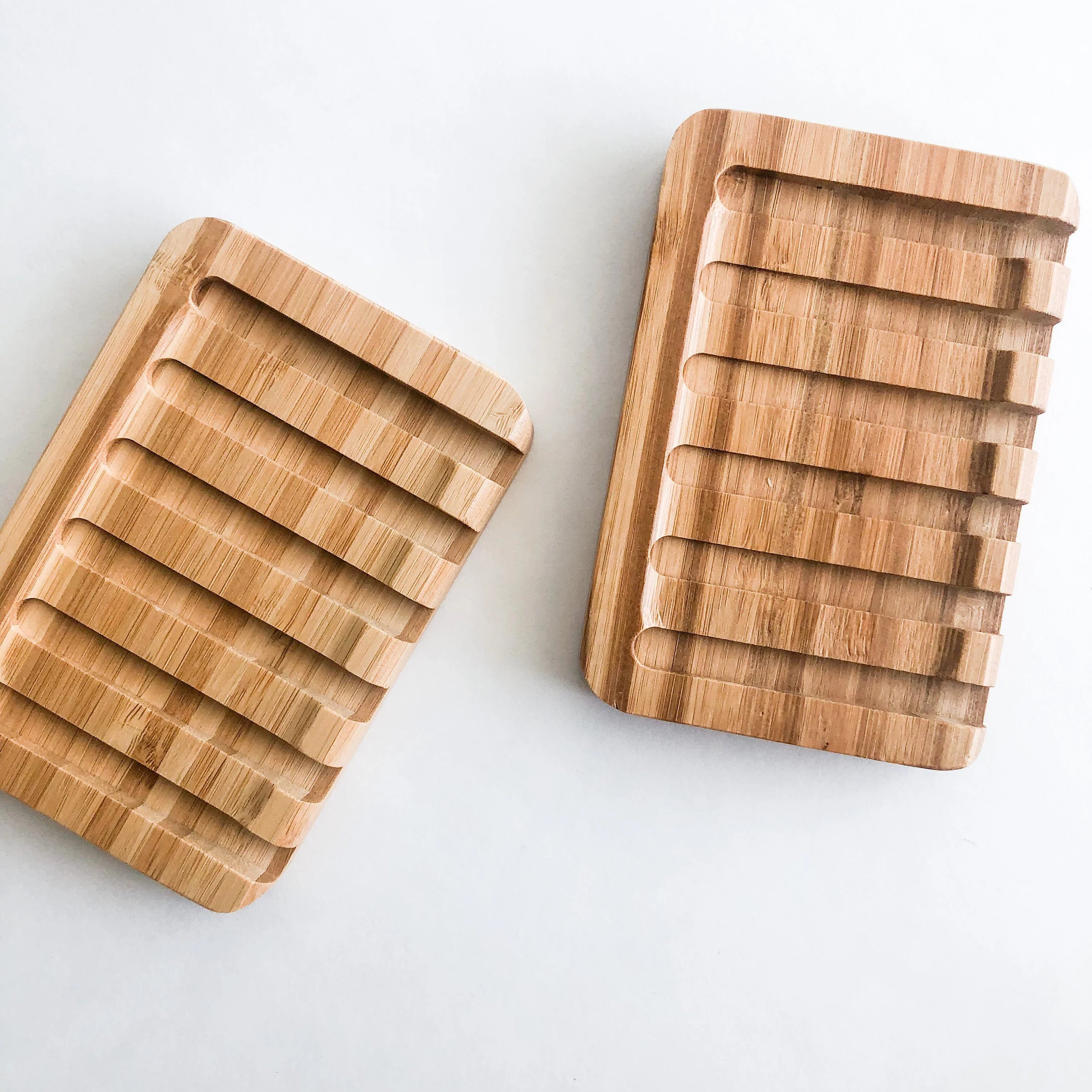 Natural Organic Bamboo Soap Dish - Biodegradable Plastic Free Zero Waste Soap Holder - Sustainable Living & Bathroom-3
