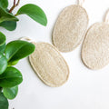 Natural Biodegradable Loofah Sponge - Zero Waste Plastic Free Organic Scrub - Sustainable Loofah Dish Sponge - Set of 3-0